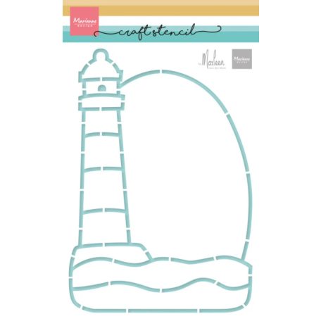 Marianne Design Stencil - Lighthouse by Marleen - Craft Stencils (1 db)