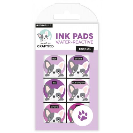 Creative Craftlab Ink Pads Water-reactive purples Tintapárna készlet CCL Ink Pads 1 csomag