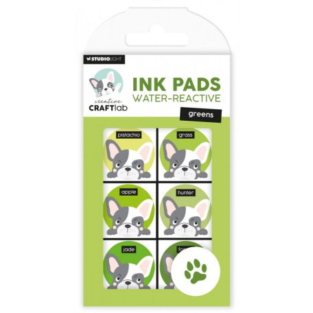 Creative Craftlab Ink Pads Water-reactive greens Tintapárna készlet CCL Ink Pads 1 csomag