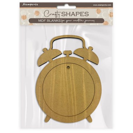 Stamperia Clock Alarm MDF alap Crafty Shapes MDF BLANKS (1 db)