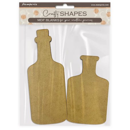 Stamperia Bottles MDF alap Crafty Shapes MDF BLANKS (1 db)