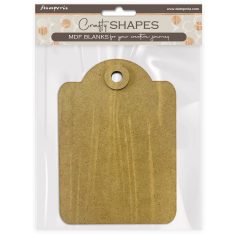   Stamperia Rounded Tag MDF alap Crafty Shapes MDF BLANKS (1 db)