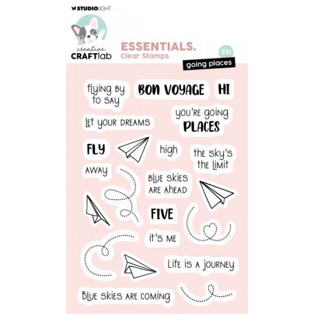 Creative Craftlab Going places Szilikonbélyegző CCL Clear Stamp 1 csomag