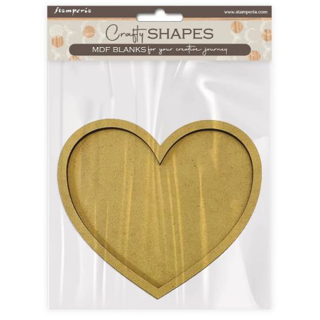 Stamperia Hearts MDF alap Crafty Shapes MDF BLANKS (1 db)