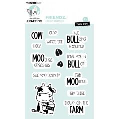   Creative Craftlab Holy cow Friendz Szilikonbélyegző CCL Clear Stamp 1 csomag