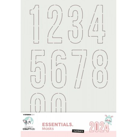 Creative Craftlab Numbers Stencil CCL Mask 1 db