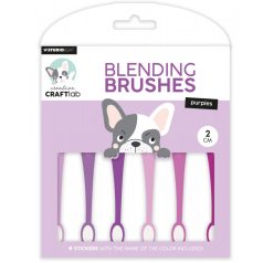   Creative Craftlab Purples Blender ecset CCL Blending brushes 2 cm 6 db