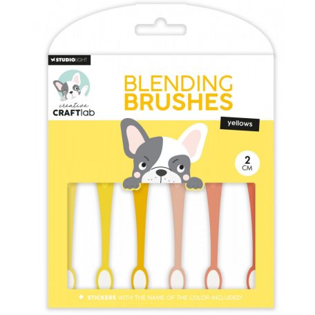 Creative Craftlab Yellows Blender ecset CCL Blending brushes 2 cm 6 db