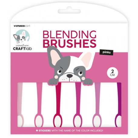 Creative Craftlab Pinks Blender ecset CCL Blending brushes 2 cm 6 db