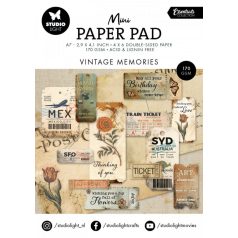   Studio Light Vintage memories Essentials Papírkészlet SL Mini Paper Pad A7 24 lap