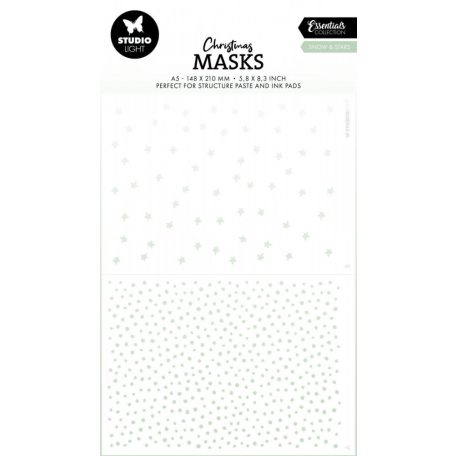 Studio Light Snow & stars Essentials Stencil SL Mask 1 db