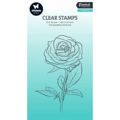   Studio Light Single rose Essentials Szilikonbélyegző SL Clear Stamp  1 csomag