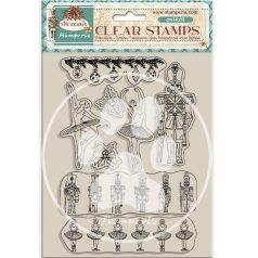   Stamperia The Nutcracker Szilikonbélyegző A5 Ballet and soldiers Clear Stamps (1 csomag)