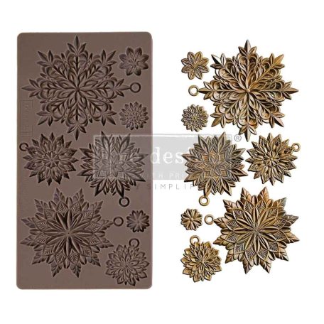 Limited Edition Redesign with Prima Papercraft Charms Öntőforma 5″X10″ Décor Mould (1 db)