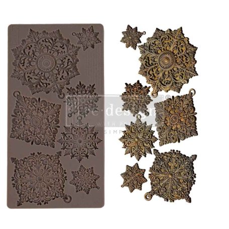 Limited Edition Redesign with Prima Dazzling Ornates Öntőforma 5″X10″ Décor Mould (1 db)