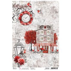   Ciao Bella Paris Je t'aime Rizspapír A4 Parisian Streets Rice Paper (1 ív)