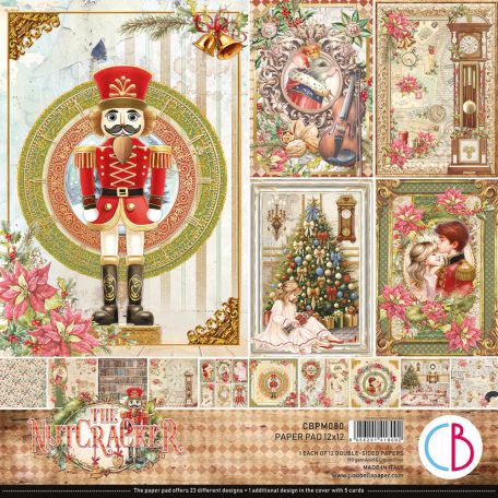 Ciao Bella The Nutcracker Scrapbook papírkészlet 12" (30 cm) Paper Pad (12 ív)