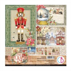   Ciao Bella The Nutcracker Scrapbook papírkészlet 8" (20 cm) Paper Pad (12 ív)