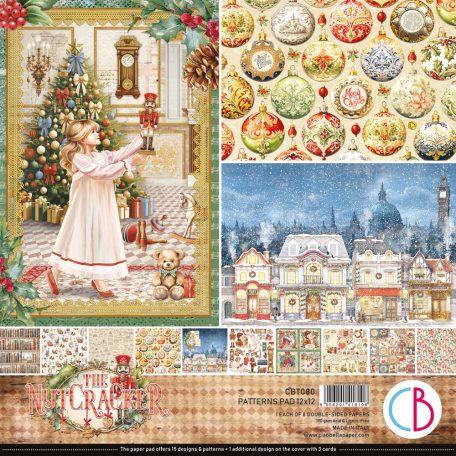 Ciao Bella The Nutcracker Papírkészlet 12" (30 cm) Creative Pad (9 ív)