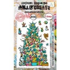   AALL & CREATE Szilikonbélyegző A6 - Tree Tales - Stamp Set (1 db)