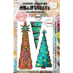   AALL & CREATE Szilikonbélyegző A7 - Twinkling Pines - Stamp Set (1 db)