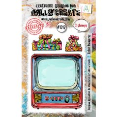   AALL & CREATE Szilikonbélyegző A7 - Retro Treasures - Stamp Set (1 db)