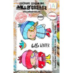   AALL & CREATE Szilikonbélyegző A7 - Hey Frosty - Stamp Set (1 db)