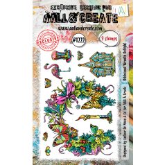   AALL & CREATE Szilikonbélyegző A6 - Ribboned Wreath Delight - Stamp Set (1 db)