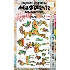   AALL & CREATE Szilikonbélyegző A6 - Angelic Deer Guardians - Stamp Set (1 db)
