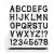 Stampers Anonymous Sign Painter Tim Holtz Gumibélyegző Cling Stamps (1 csomag)