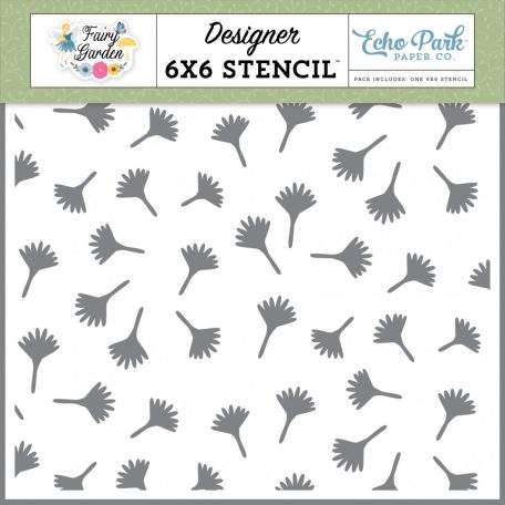 Echo Park Fairy Garden Breeze Stencil 6" (15 cm) Designer Stencil (1 db)