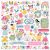 Echo Park Fairy Garden Matrica 12" (30 cm) Cardstock Stickers (1 ív)