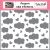 Echo Park Love Notes Love Is In The Air Stencil 6" (15 cm) Designer Stencil (1 db)