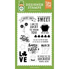   Echo Park Happy St. Patrick's Day Pot Of Gold Szilikonbélyegző Clear Stamps (1 db)