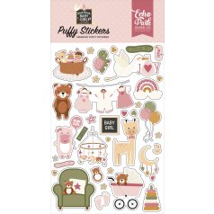   Echo Park Special Delivery Baby Girl Pufi matrica Puffy Stickers (1 ív)