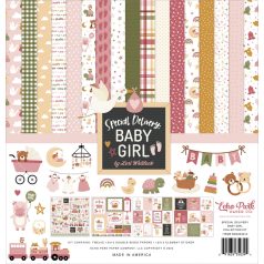   Echo Park Special Delivery Baby Girl Scrapbook papírkészlet 12" (30 cm) Collection Kit (1 csomag)