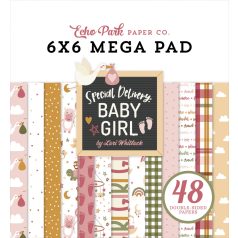   Echo Park Special Delivery Baby Girl Scrapbook papírkészlet 6" (15 cm) Paper Pack (48 lap)