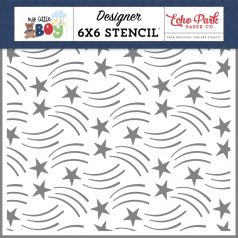   Echo Park My Little Boy Sky Full Of Stars Stencil 6" (15 cm) Designer Stencil (1 db)