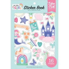   Echo Park My Little Girl Matrica készlet Sticker Book (16 ív)