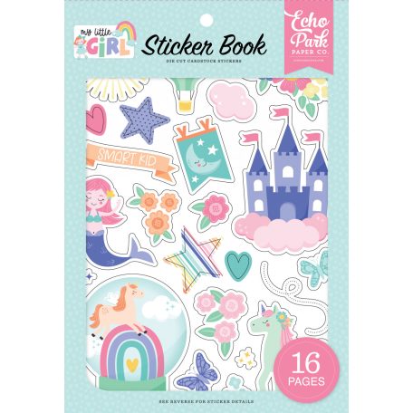 Echo Park My Little Girl Matrica készlet Sticker Book (16 ív)