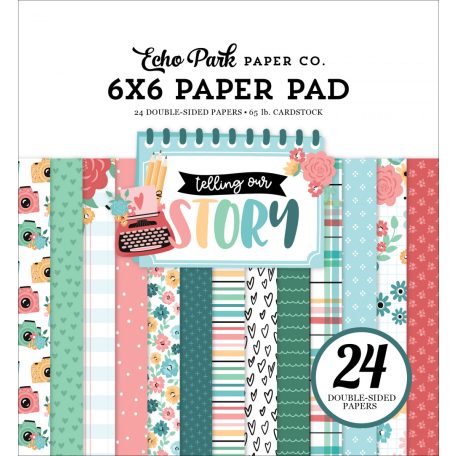 Echo Park Telling Our Story Scrapbook papírkészlet 6" (15 cm) Paper Pack (24 lap)