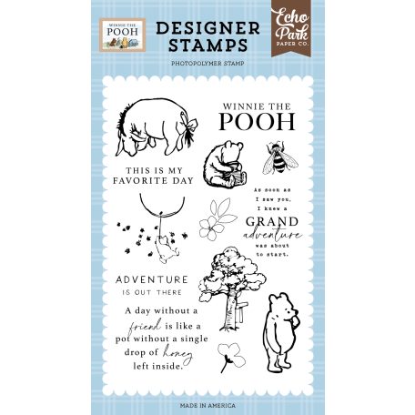 Echo Park Winnie The Pooh Winnie The Pooh Szilikonbélyegző Clear Stamps (1 db)