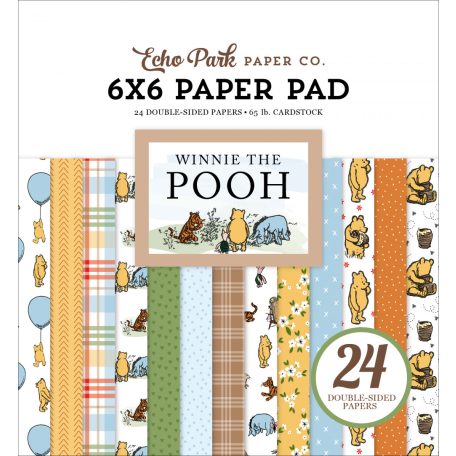 Echo Park Winnie The Pooh Scrapbook papírkészlet 6" (15 cm) Paper Pack (24 lap)