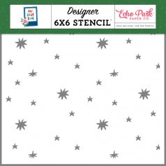   Echo Park My Best Life Lucky Stars Stencil 6" (15 cm) Designer Stencil (1 db)