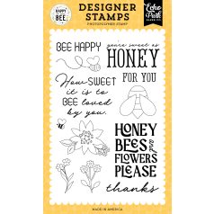   Echo Park Happy As Can Bee Bee Happy Szilikonbélyegző Clear Stamps (1 db)