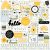 Echo Park Happy As Can Bee Matrica 12" (30 cm) Cardstock Stickers (1 ív)