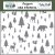 Echo Park Into The Wild Camping Creatures Stencil 6" (15 cm) Designer Stencil (1 db)