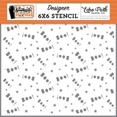   Echo Park Spooktacular Halloween Boo Stencil 6" (15 cm) Designer Stencil (1 db)