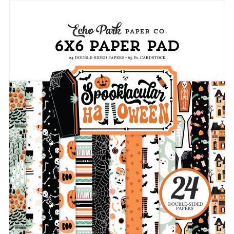 Echo Park Spooktacular Halloween Scrapbook papírkészlet 6" (15 cm) Paper Pack (24 lap)