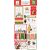 Echo Park Winnie The Pooh Christmas Chipboard 6"X12" Chipboard Accents (1 ív)